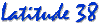 "Latitude 38" logo